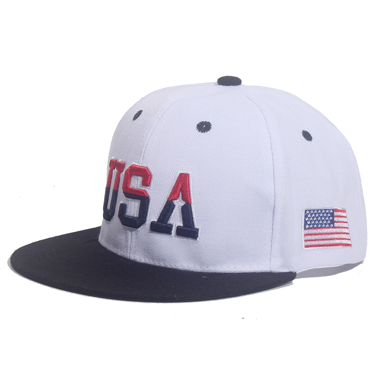 Modna czapka z daszkiem Fastball klasyczna haftowana flaga ameryki czapka z daszkiem dla mężczyzn czapka typu Snapback czapki hip-hopowe Unisex