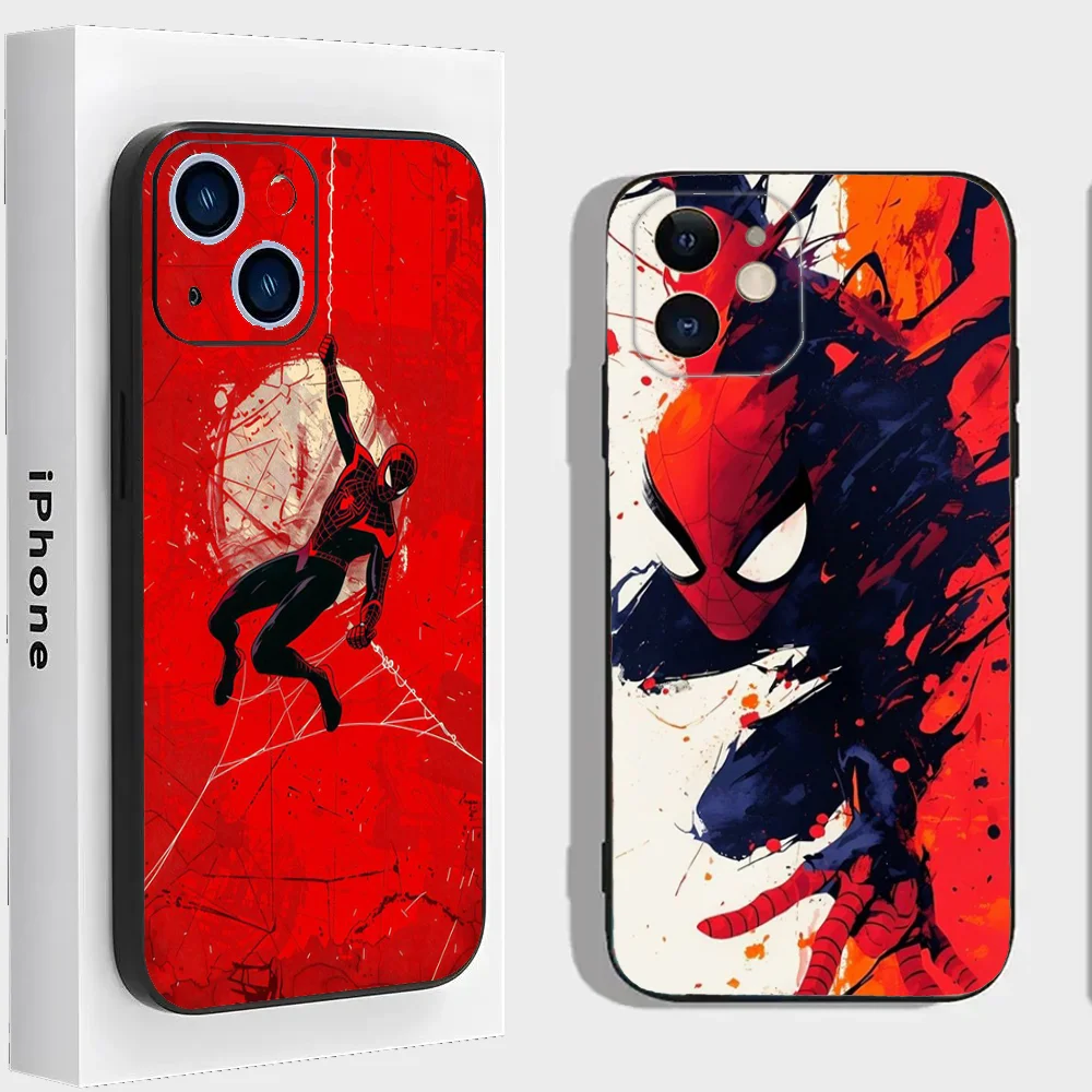 S_Spider-Man-N Movie Phone Case For Iphone 15 11 13 14 Pro Max 7 8 Plus X Xr Xs Max Se2020 12mini Cover Case