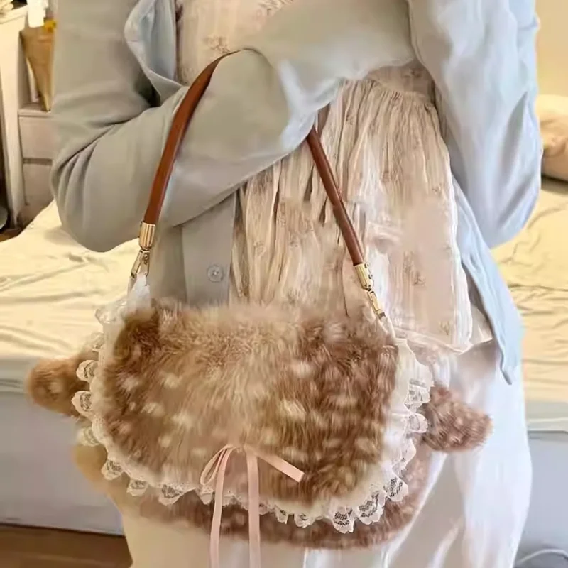 Thumbnail 2 - #48 Faux Fur Shoulder Bags Deals & Discounts