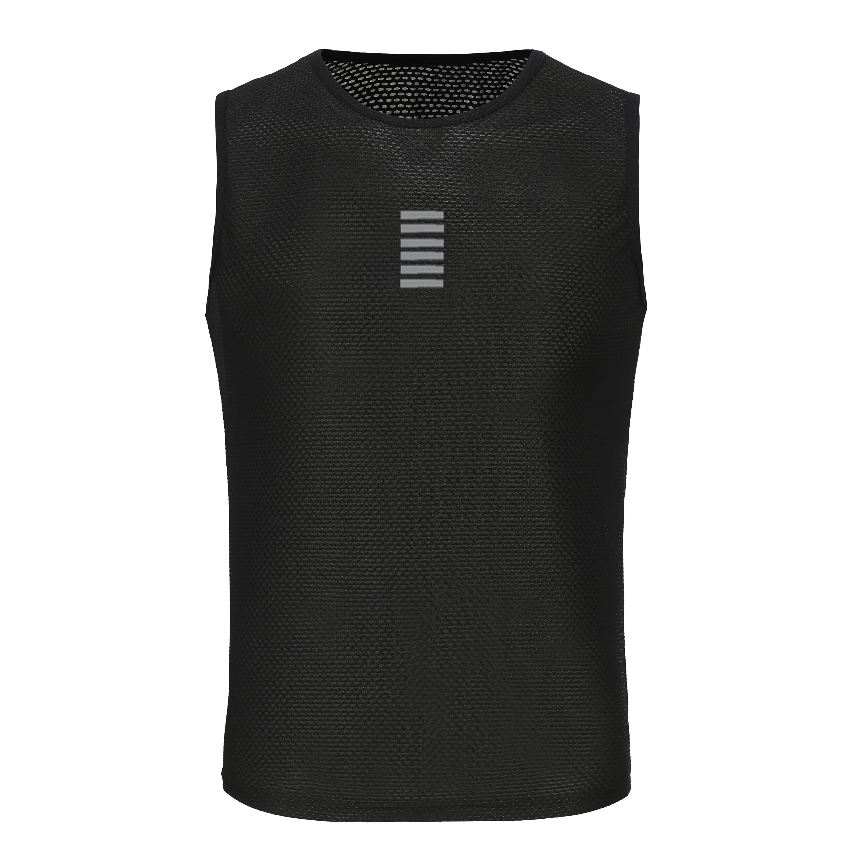 Cycling Reflective Base Layer  Underwear White Cycling Jersey Sport Vest Men Undershirt Quick Dry Elastici Vest Road Bike Jersey view 4