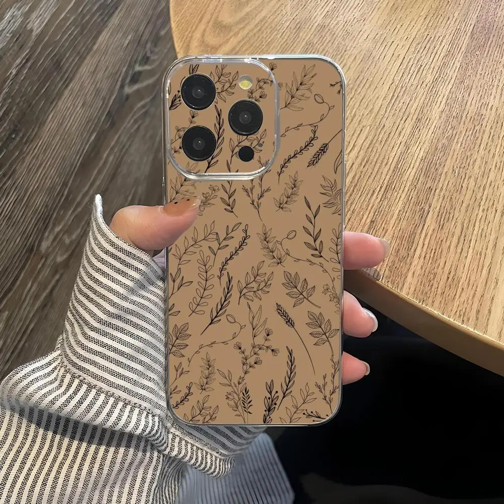

Dried Pampas Grass Phone Case Transparent magnetic case for iPhone 17/16/15/14/13/12/11 Pro & Pro Max, full protection