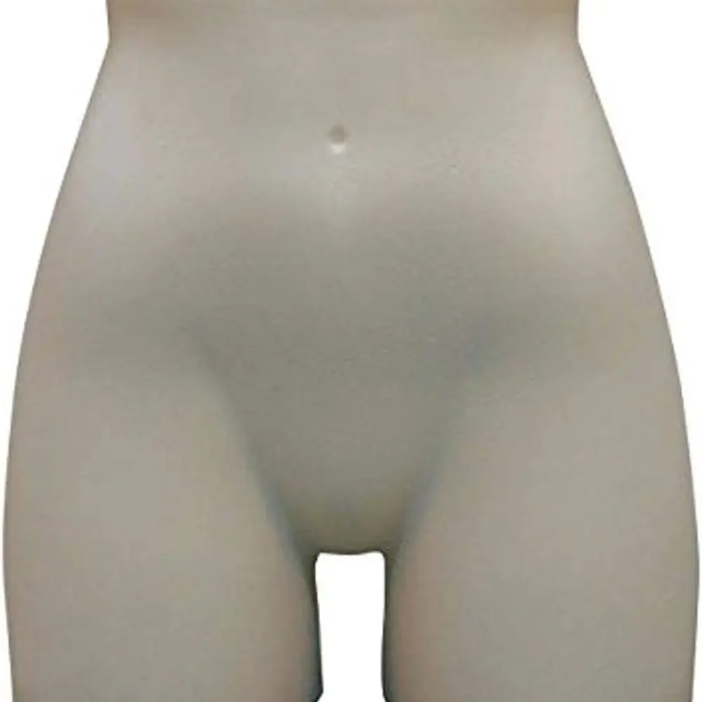 

Half-Body Female Mannequin in Durable Plastic for Retail Displays, Pure White