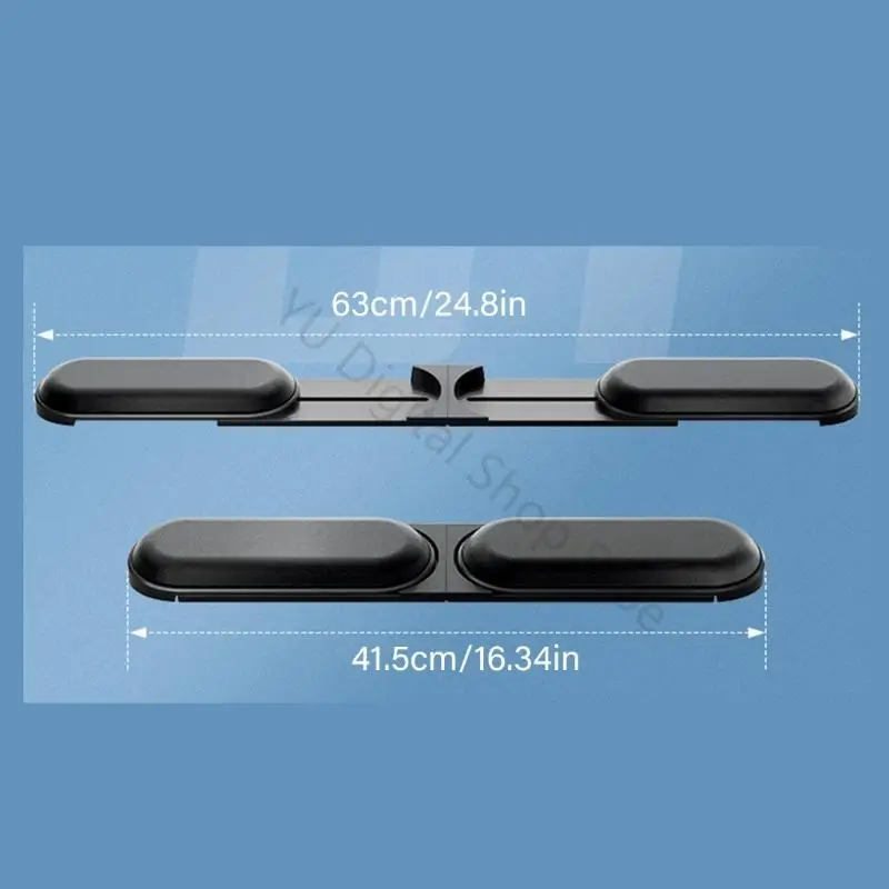 96BA Ergonomische, zusammenklappbare Handgelenk- und Unterarmauflage zum Tippen und für die Verwendung Laptop-Schreibtisch – Detail 6