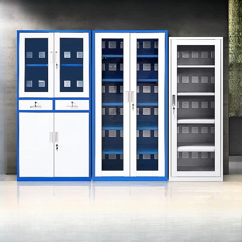 Power tool charging cabinet railway construction site school tablet battery walkie-talkie mobile phone pod centralized charging