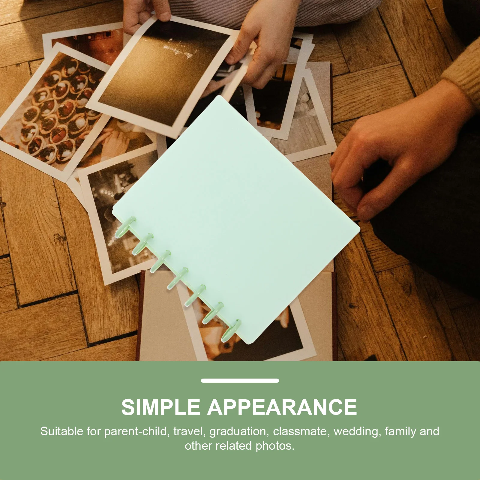 3 بوصة ألبوم الصور الموثق المحمولة Kpop Photocard الموثق أربعة جيوب تخزين الصور كتاب ألبوم صور الأسرة