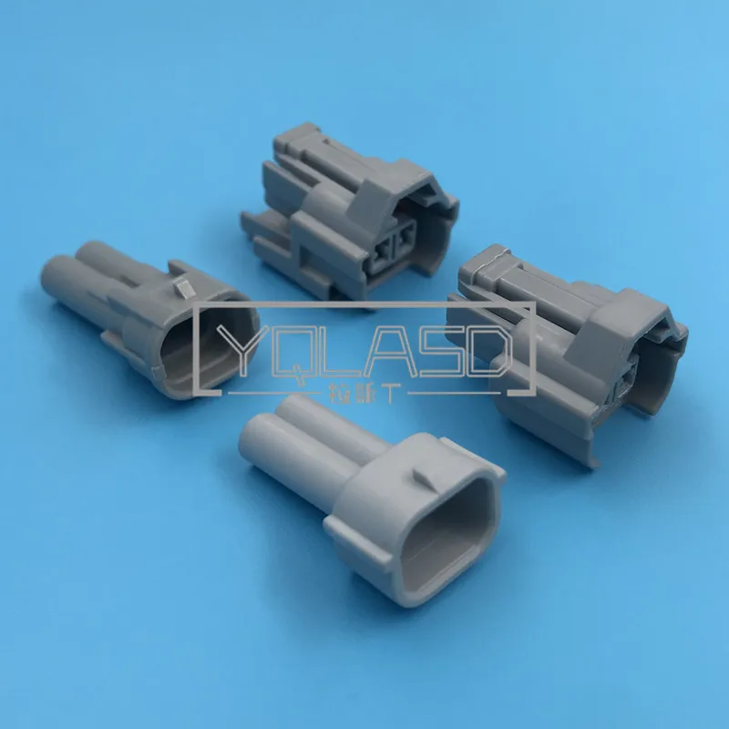 1 Set 2 Way 6189-0060 Starter Nippon Denso Waterproof Male And Female Connector Top Slot Fuel Injector Car Socket