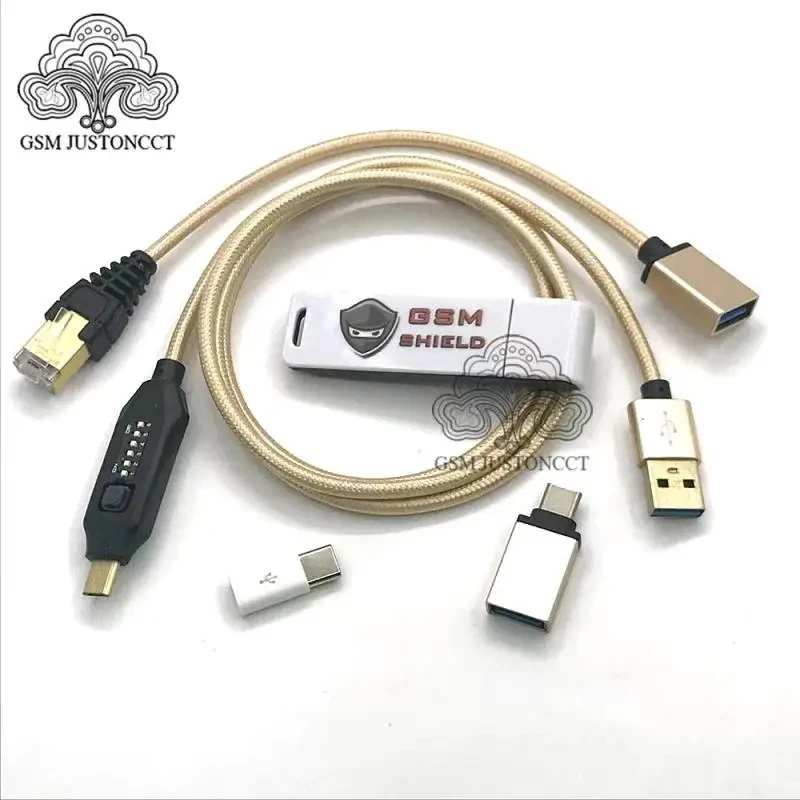 Gsmjustoncct GSM SHIELD DONGLE، صندوق لإصلاح Imei، إعادة ضبط حساب Google