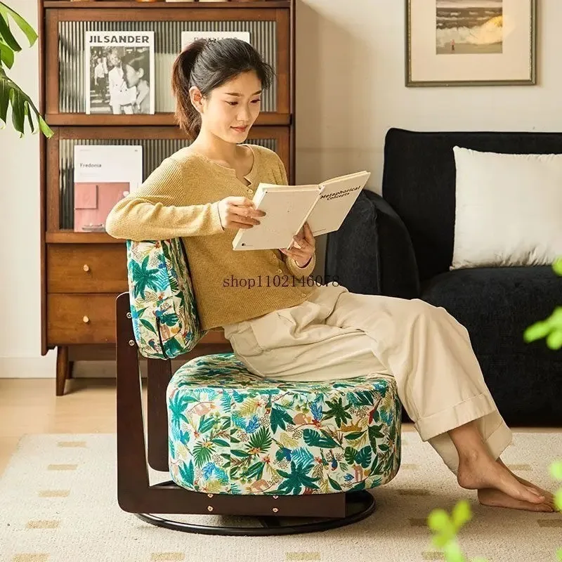 겨울 가정용 싱글 소파 레저 의자, 발코니, 레이지 소파, 침실, 심플한 모던 소파, 거실, 북유럽 솔리드 우드 의자