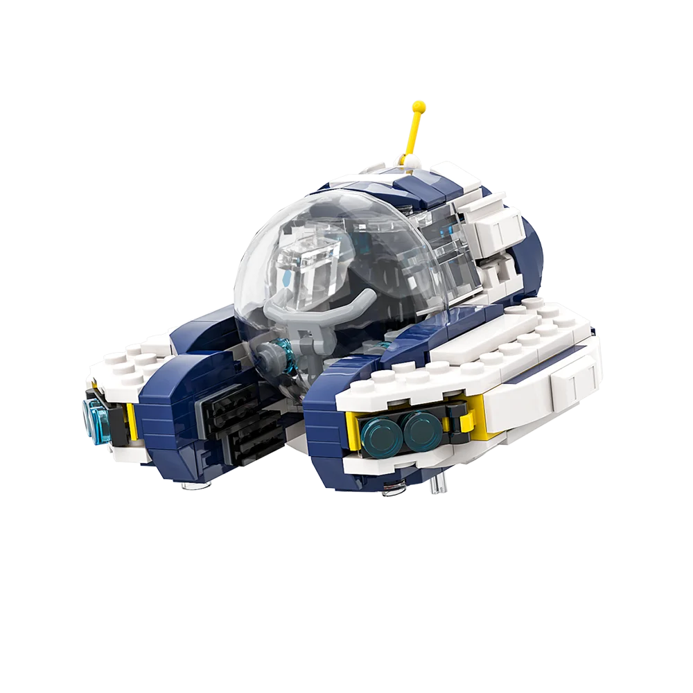 MOC Deep Sea Trek Game Sea Moth Model Building Blocks Underwater World Adventure Submarine Vehicle Assembly Brick Toy