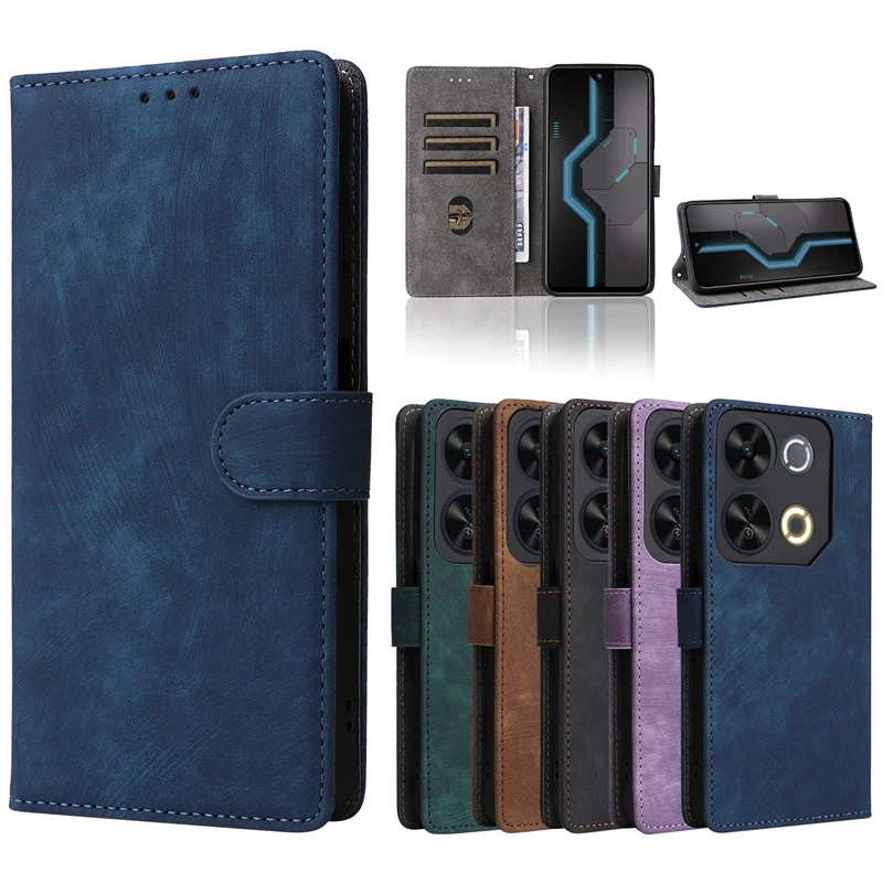 For Itel P65 4G Case stereoscopic lines Premium Leather Wallet Leather Flip Case For Itel P65 4G P671L Phone Case