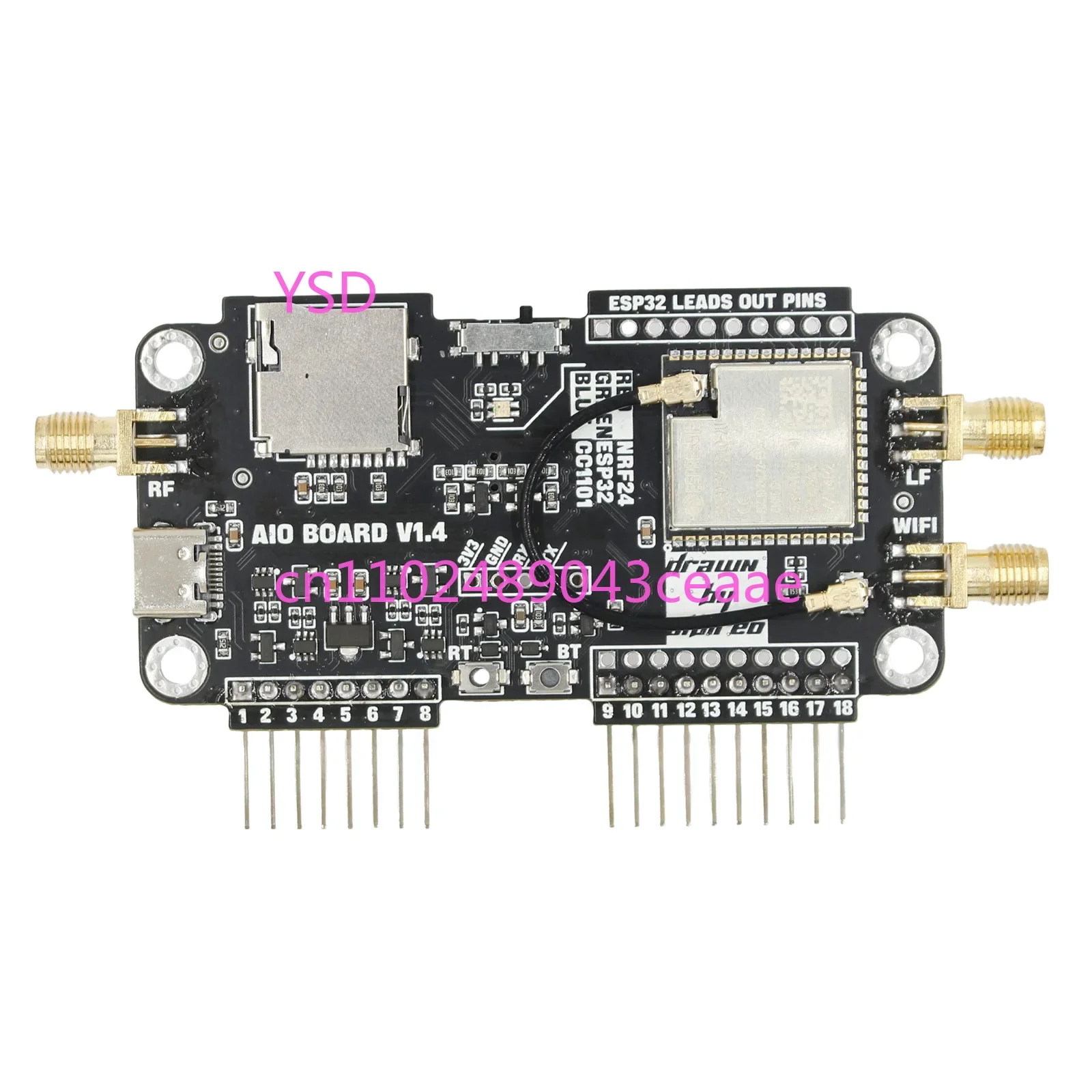 Multi Function Expansion Module WiFi Three in One Expansion Board ESP32 NRF24