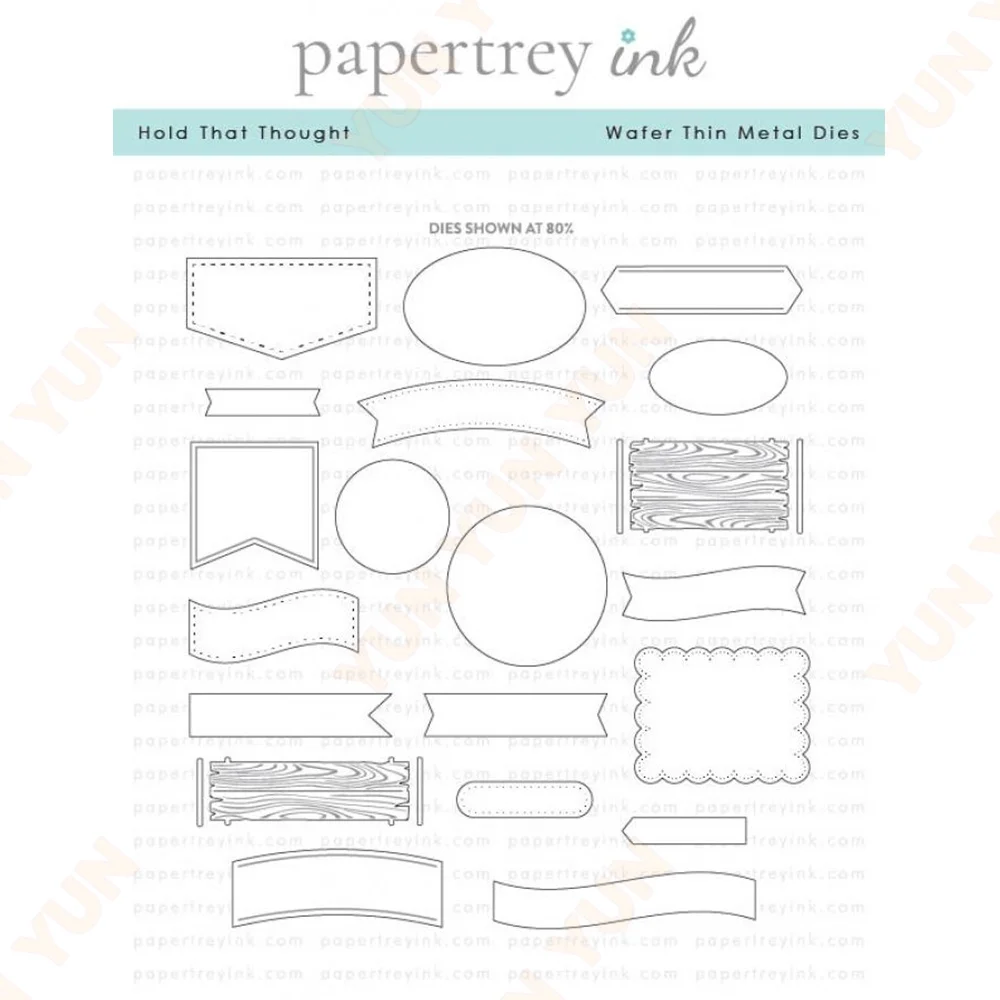 

October New Reflections: Hold That Thought Die Stamp DIY Scrapbooking Christmas Greeting Card Decoration Metal Cutting Dies Gift