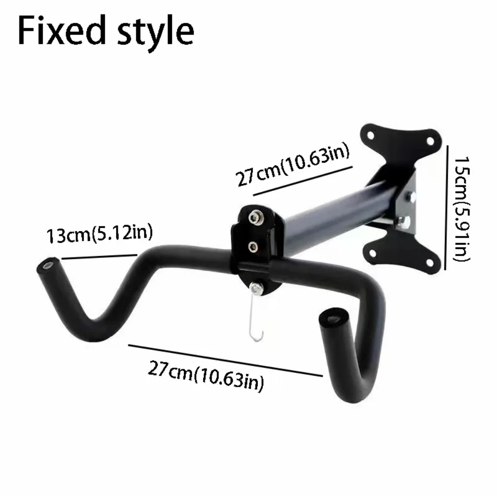 

Foldable Design Wall Beam Bike Rack Space Saving Wall Hanger Wall Mounted Bicycle Rack Wall Hook 360 Degree Rotating Rack