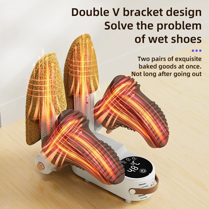 المحمولة طوي مزدوجة الذراع مجفف الأحذية إزالة الروائح الكريهة تعقيم نوع مجفف للأحذية الأجهزة المنزلية سخان الأحذية مجفف الحرارة