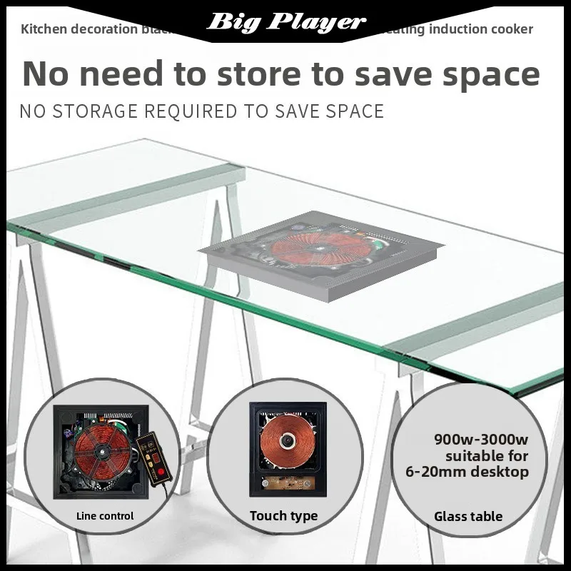 المنزل التجاري المخفية بلاطة الصخور التعريفي فرن مخفي 1-4 مصدر الفرن متعدد الرؤوس #4