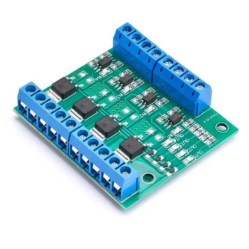 MOS FET F5305S 4 Channels Pulse Trigger Switch Controller PWM Input Steady for Motor LED 4 Way 4ch 4 way Diy Electronic Module