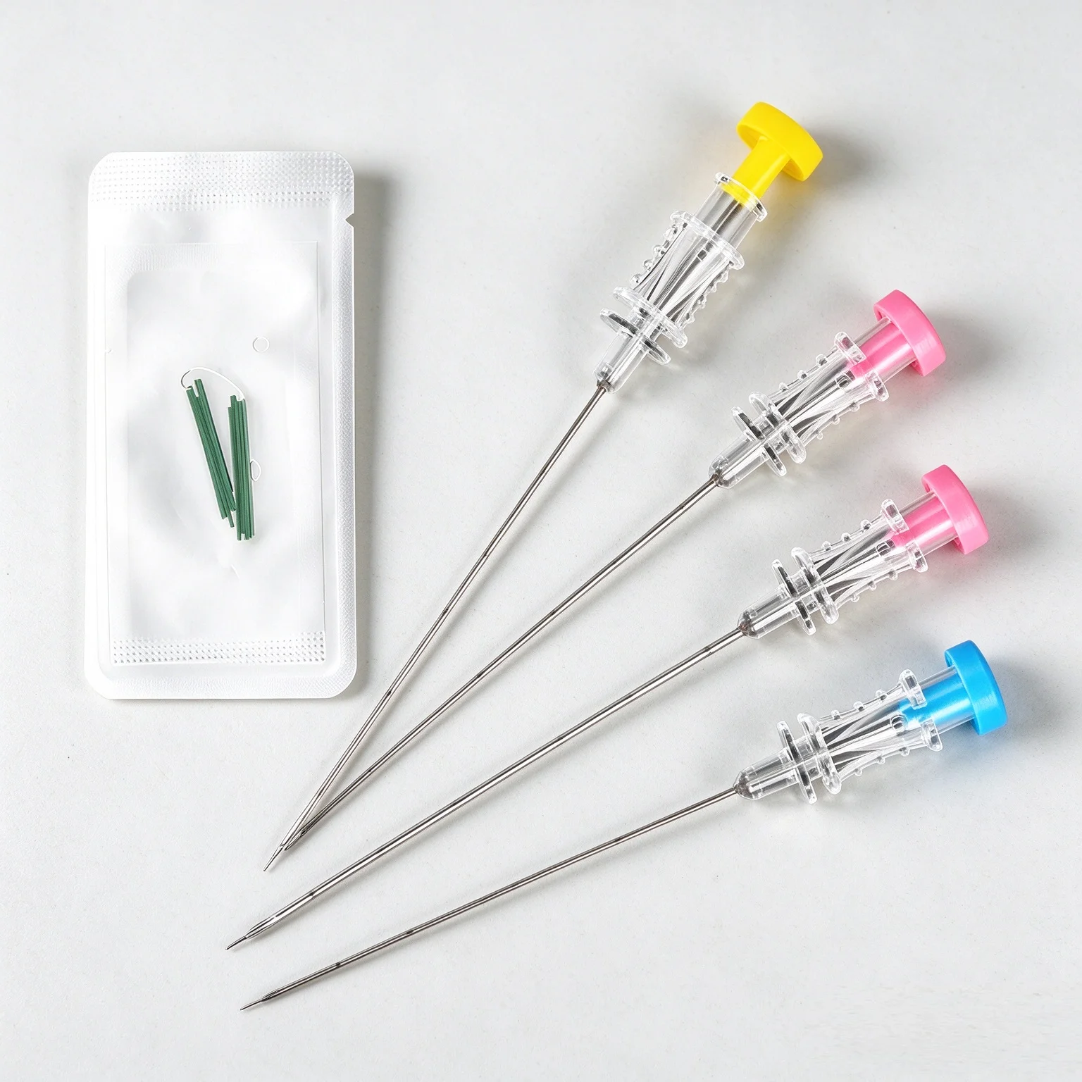 Thread Guide Needle 0.6mm 0.7mm 0.8mm 0.9mm 1.2mm Stainless Steel Thread Pulling Needle Beauty Manual Guide Tool Parts