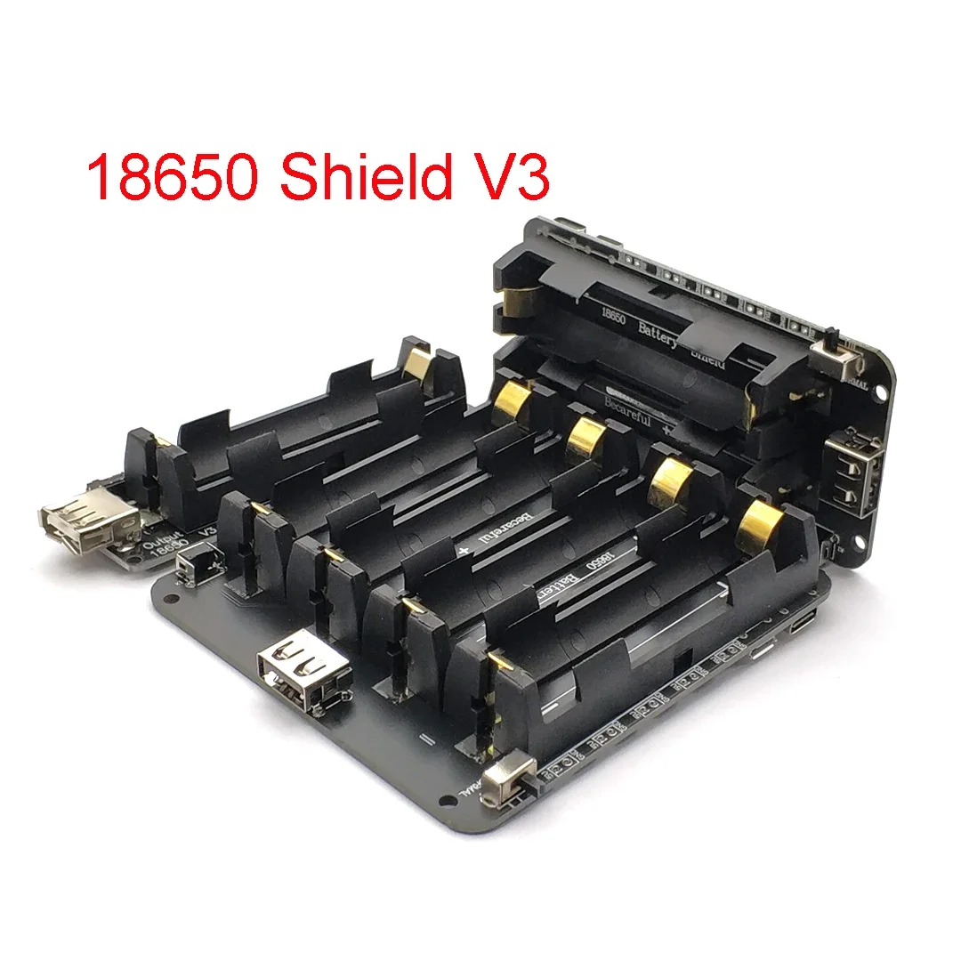 ESP32 ESP32S ل Wemos ل التوت بي 18650 بطارية تهمة درع مجلس V3 المصغّر USB ميناء نوع-A USB 0.5A لاردوينو تهمة