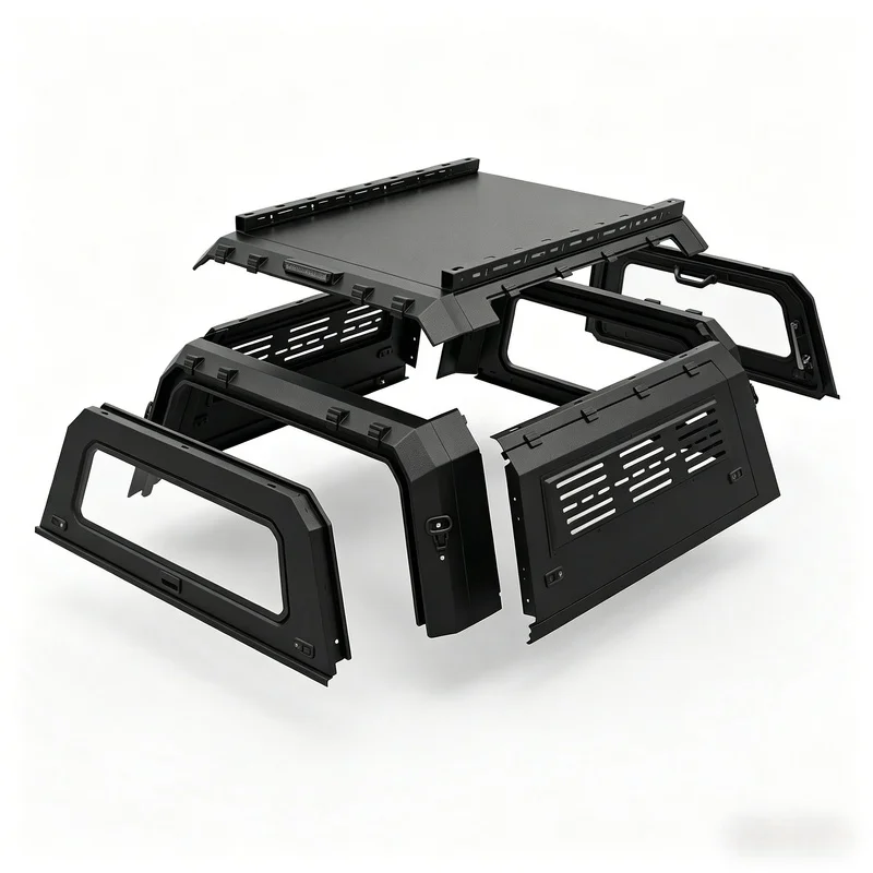 High Quality Heavy Duty Aluminum Alloy Pickup Truck Hard Top Canopy