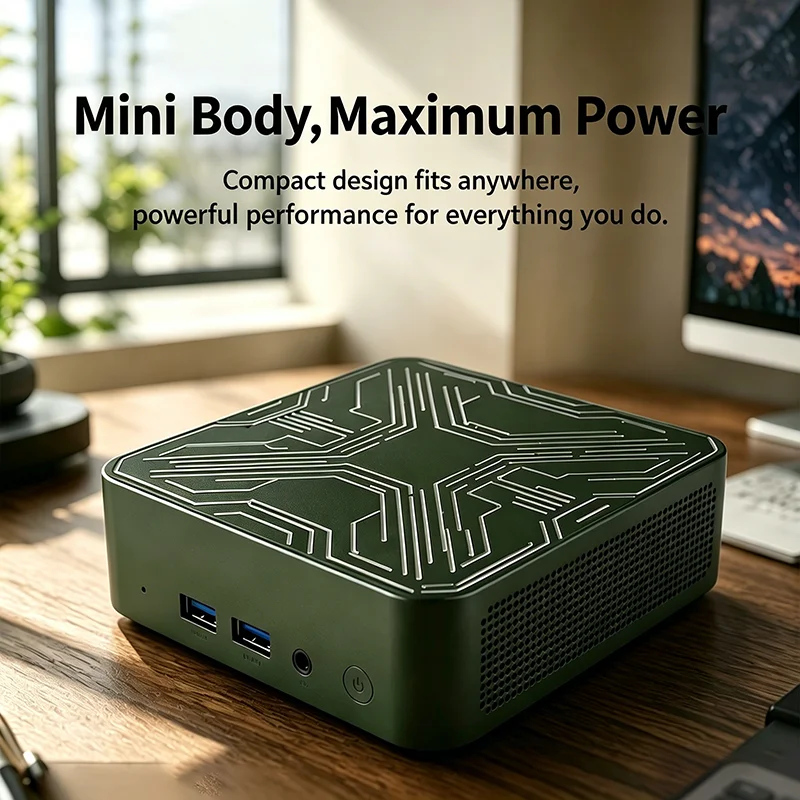 Intel i3 6100 Mini Desktop PC 16GB DDR4 2TB NVMe SSD Triple 4K WiFi6 BT5.2 High Performance Home Office Pro Ultra