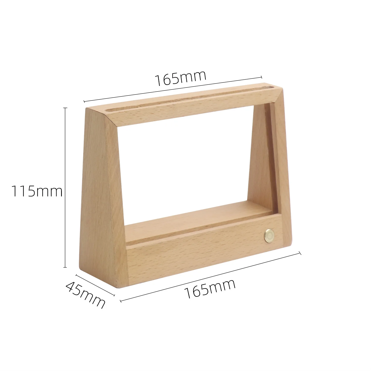 Beech Diy Photo Creative Usb Charging Touch Beech Photo Frame Photo Frame Family Couple Night Light