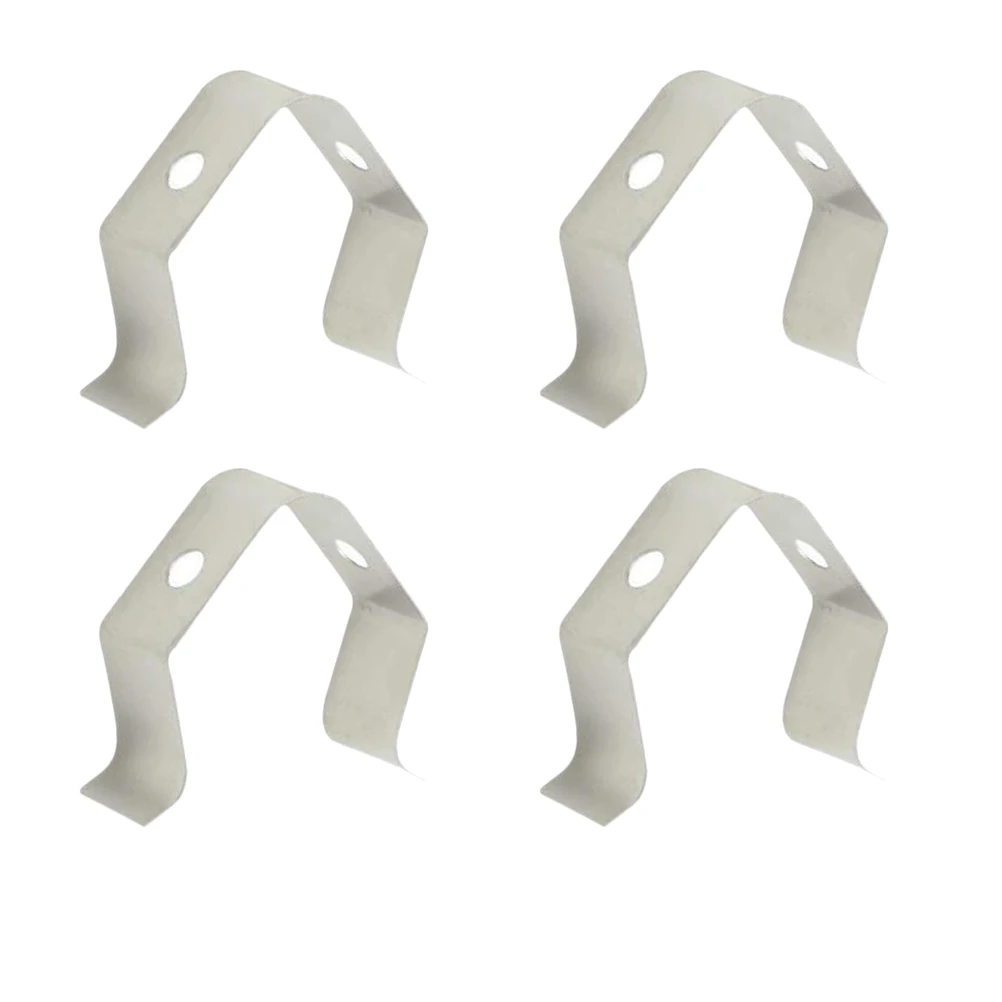 

4 Pcs Thermometer Clip for Grills Meat Probe Holder Stainless Steel BBQ Kitchen Tool Silver Digital Temperature Gauge Portable
