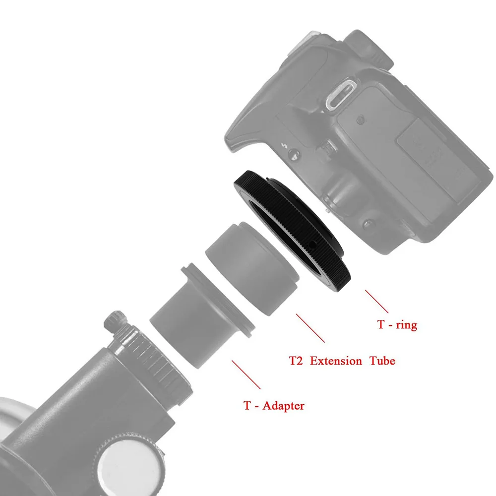 T2-Nik F for T2 (M42x0.75) mount lens - Nikon F mount camera Mount Adapter Ring T2-F T2-AI for Nikon D800 D850 D750 D610 etc.