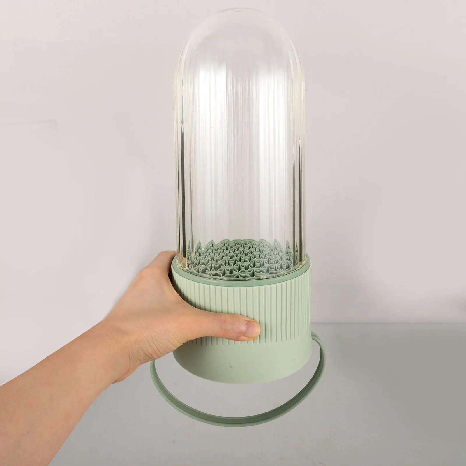 

Makeup Brush Cleaner Box Lightweight Makeup Tools Cleaning Container for Home Travel Easy Clean Drying Storage for Cosmetics