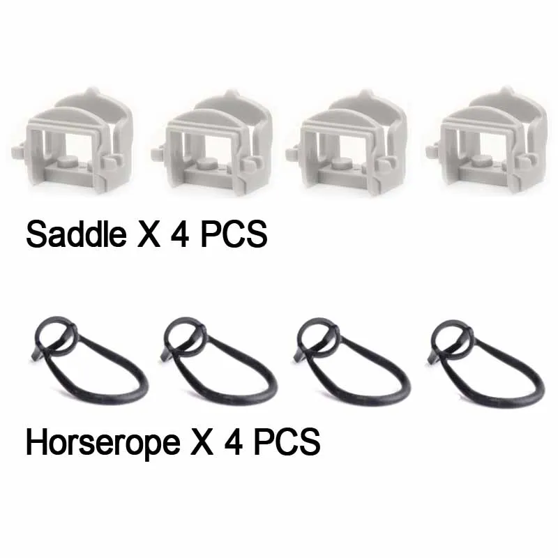 Building Block Figurine Accessories are compatible with Saddle Mount Horse Rope Reins MOC Scene Part