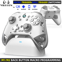 VILCORN Z04 BT Wireless Gamepad for PS4/PS3/Switch/Win10 PC/Android/IOS Six Axis Gaming Controller with Two Sets of ABXY Switch