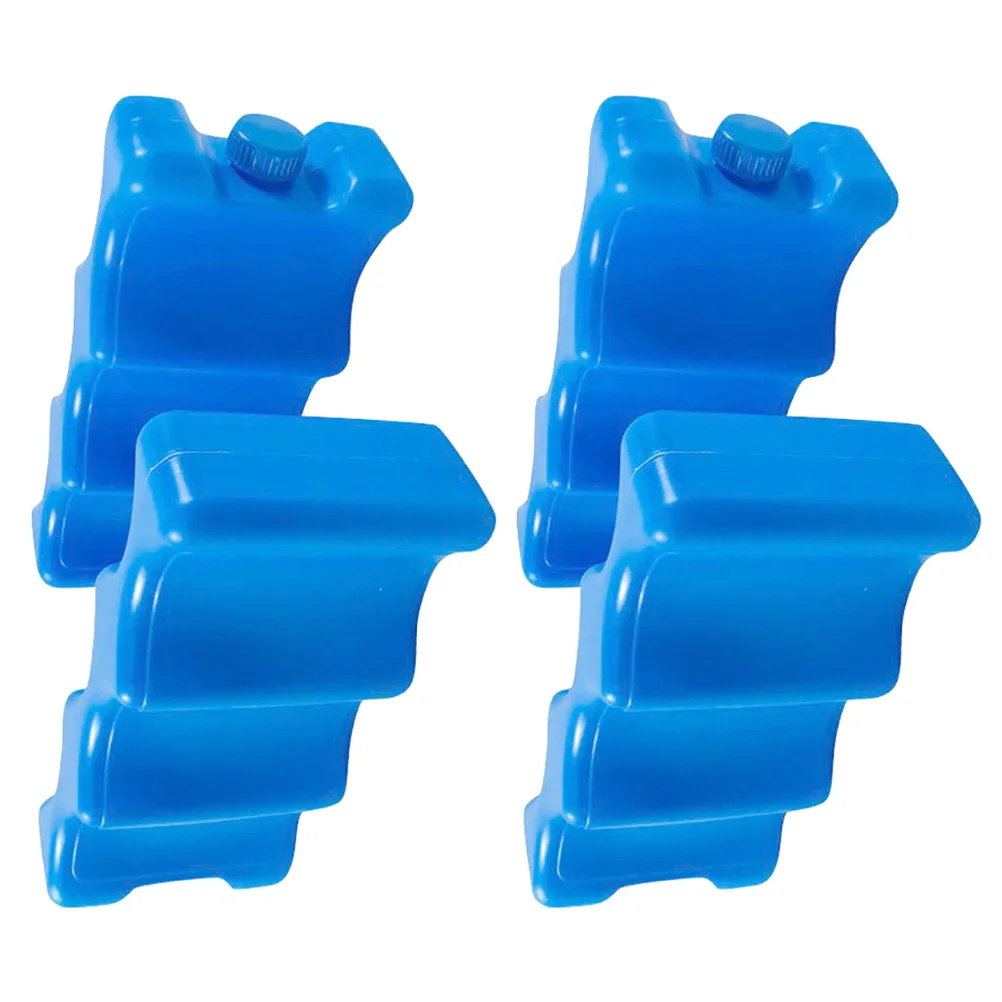 4 Pcs Breast Milk Storage Ice Packs Bags Breastmilk for Cooler Bottle Pouch Brick Baby Board