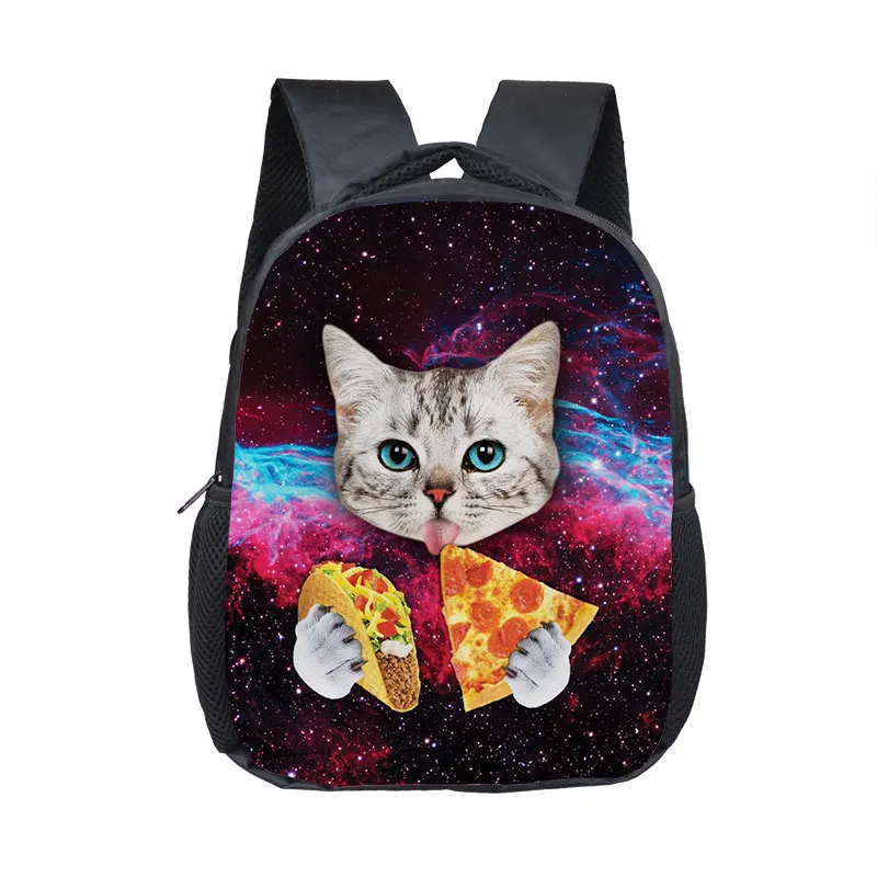 Lustige mona lisa katzen rucksack niedliche katzen schult aschen für kinder ortho pä discher rucksack schult asche im primären kindergarten mini rucksack