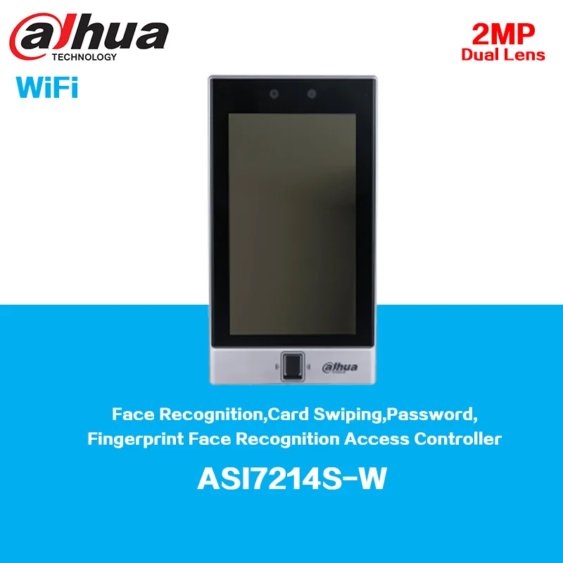 

Dahua Face Recognition Access Controller ASI7214S-W, Support Card Swiping, Password, FingerprintFace Recognition Access