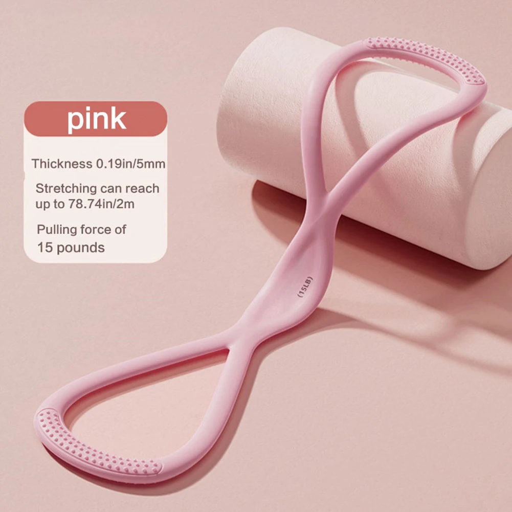 Posture Correction and Strength Training Bands Featuring Figure 8 Resistance Design and Comfortable Secure Grip Handles
