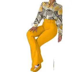 1 Set Fashion Women's tracksuit Pants Suits Trousers Suit Elegant 2 Piece Pant Set conjuntos de pantalón