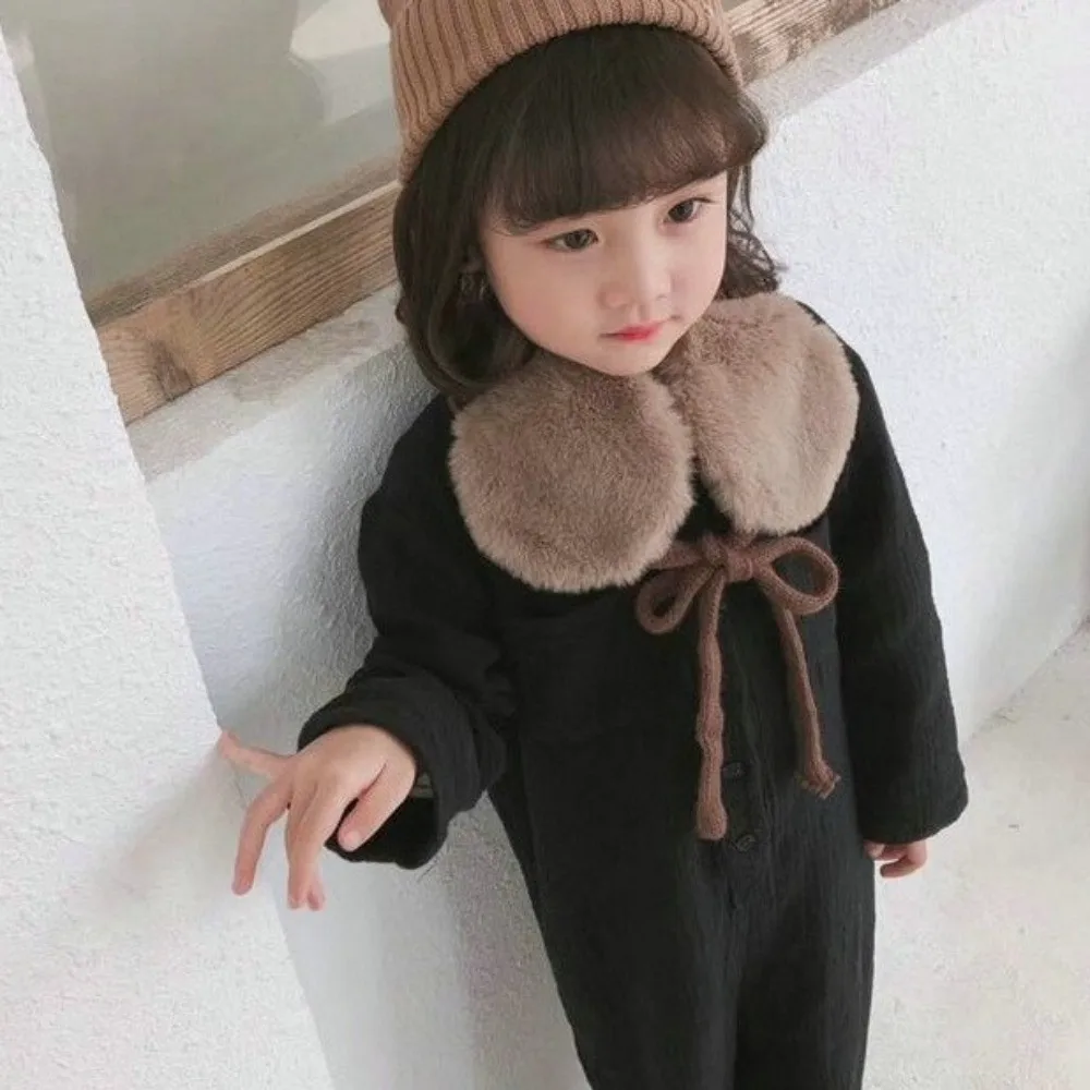 Orejeras gruesas ajustables a prueba de viento para invierno, cubierta de oreja de felpa de lana plegable, bufanda, diadema para exteriores, orejeras antifrío para niños