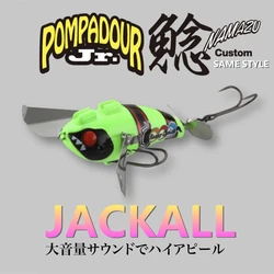 LURETV 8.5CM/20G jackall SAME STYLE POMPADOUR Jr. CUSTOM Floating Little Fatty on the Water Surface Cicada
