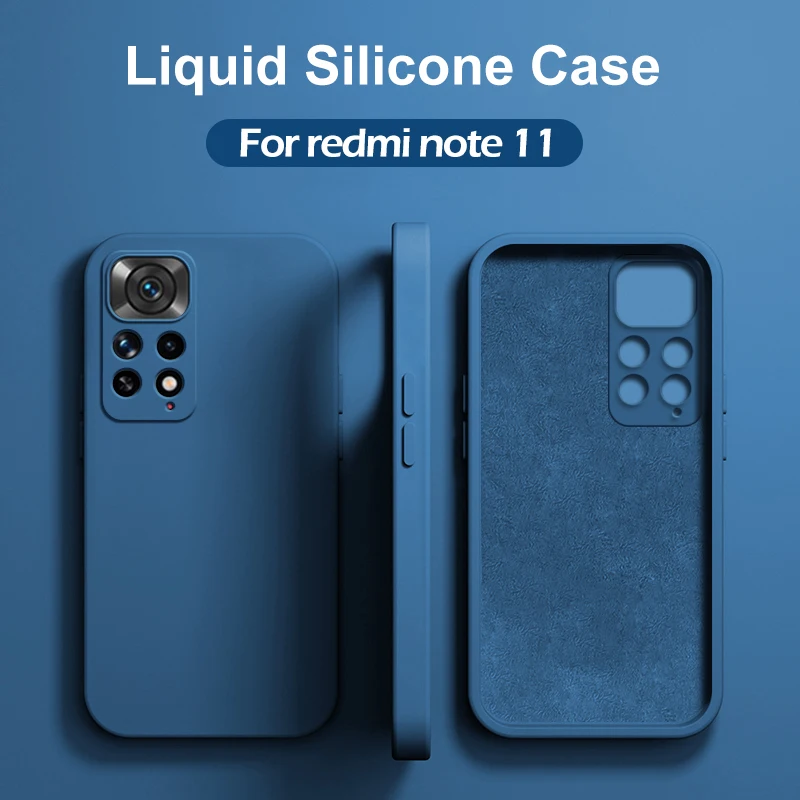 Redmi Note 11 Note11 11s Pro Plus 5g Case Liquid Silicone Phone Cases For Xiaomi Redmi Note 11 Note11 11s Pro Plus 5g Soft Cover