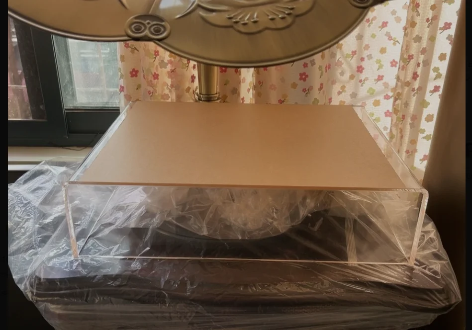 

Пылезащитный чехол для проигрывателя винила, настраиваемый размер, прозрачный квадратный чехол, модель чехла, акриловая панель на заказ