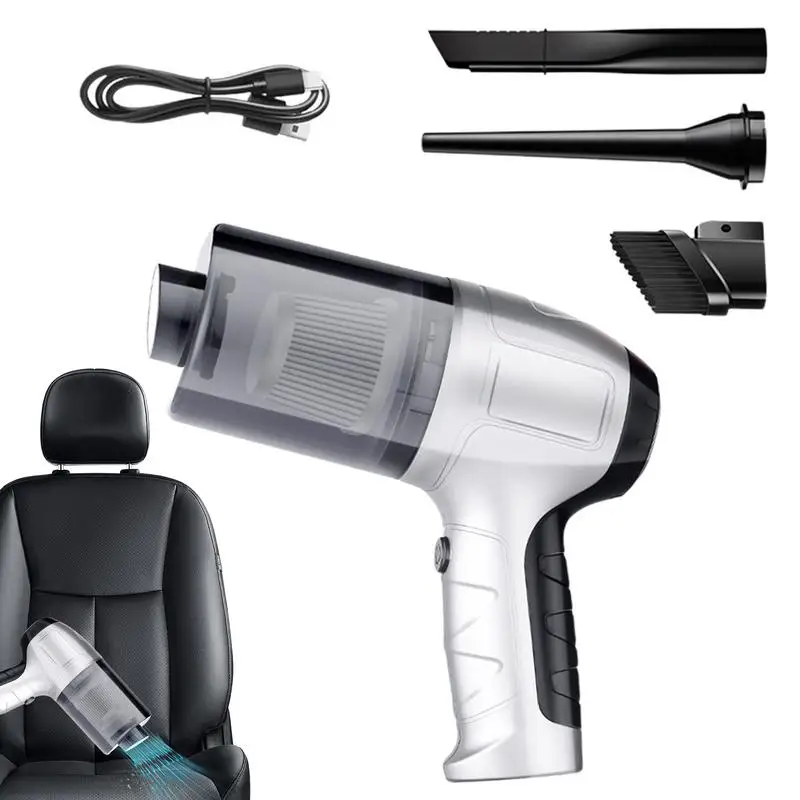 

Cordless Hand Vacuum Cleaner Mini Auto Vacuum Cleaner 6000Pa Car Hand Vacuum With Dust Brush Charging Cable For Floor Mat