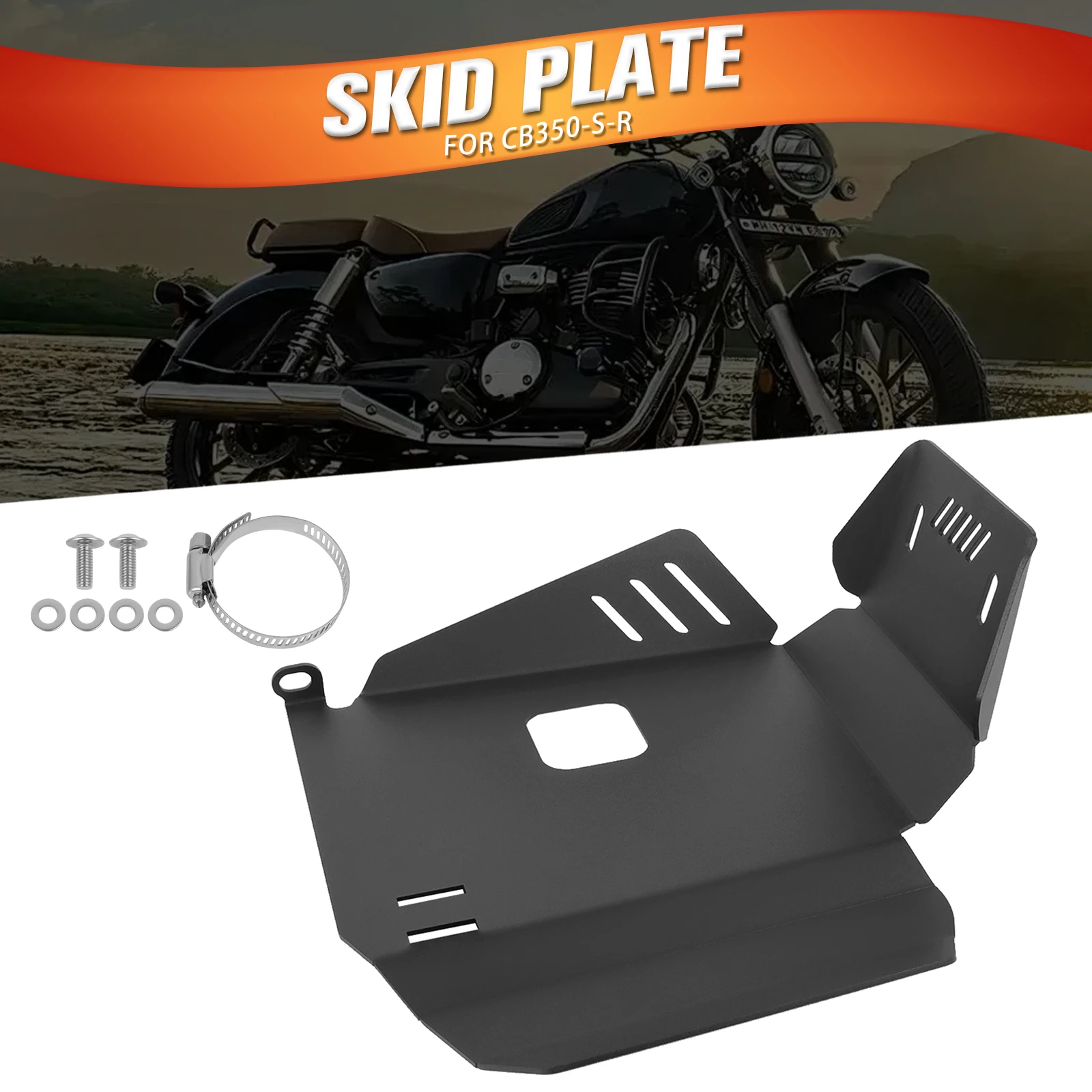 

Motorcycle Belly Pan Skid Plate For HONDA CB350S CB 350S CB 350 S 2021 2022 Lower Engine Base Chassis Guard Protector Cover