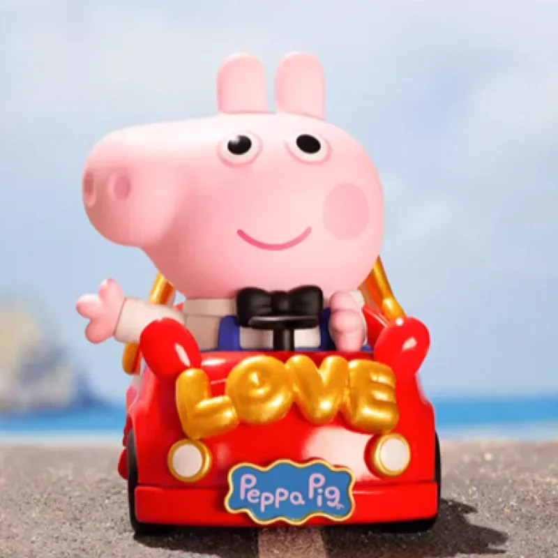 

POP MART Свинка Пеппа, свадебная детская серия, слепая коробка, сумка для догадок, загадочная коробка, игрушки, кукла, милые аниме-фигурки, украшения, подарок