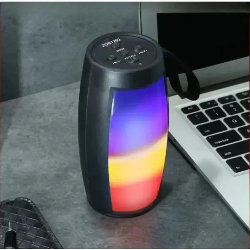 Bluetooth Speaker Dual Speaker Stereo Outdoor Tfusb Playback Fm Voice Broadcasting Portable Subwoofer 5.0 Wireless Speaker