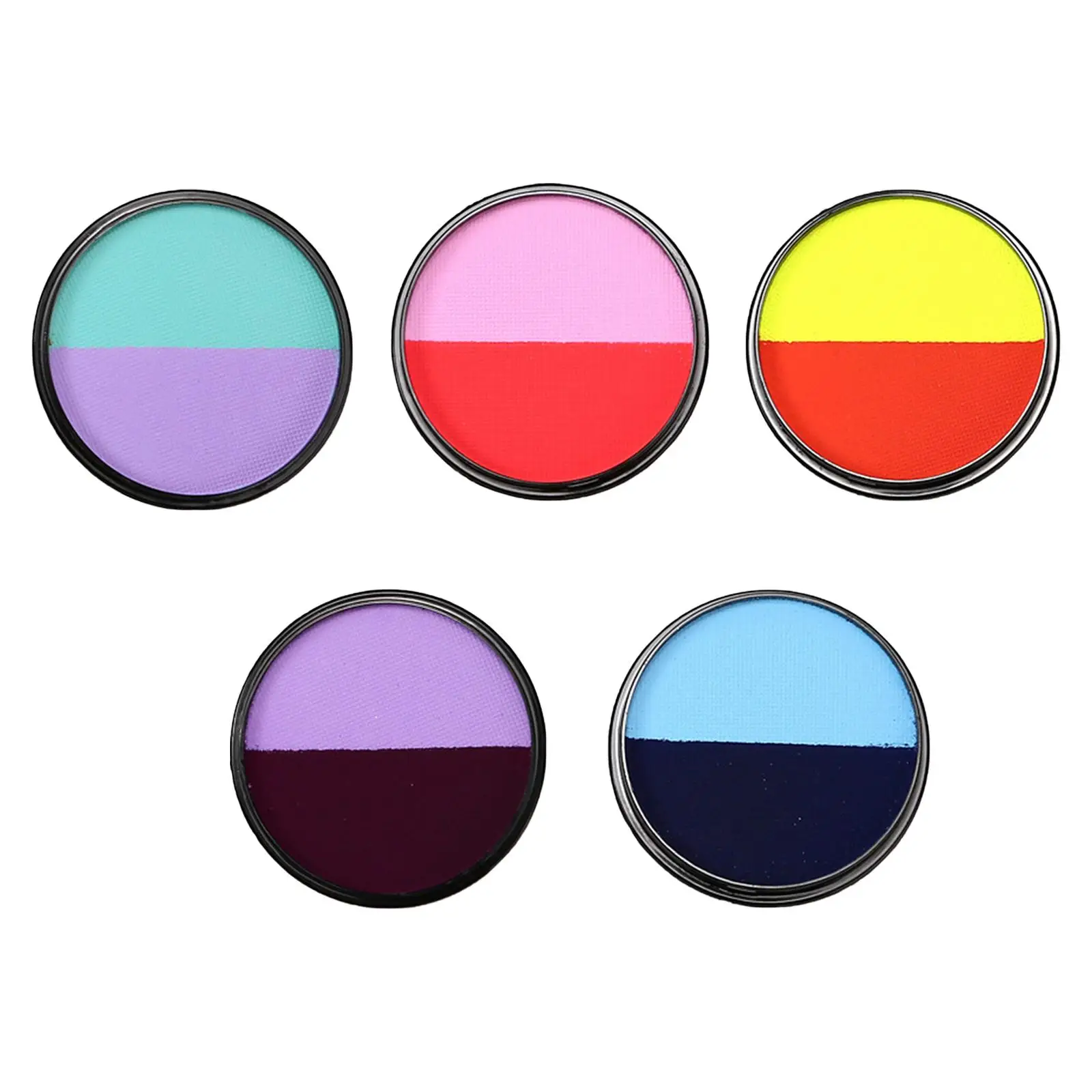 30G Face Body Paint 2 Colors Cosmetic Palette for Halloween Holiday Cosplay