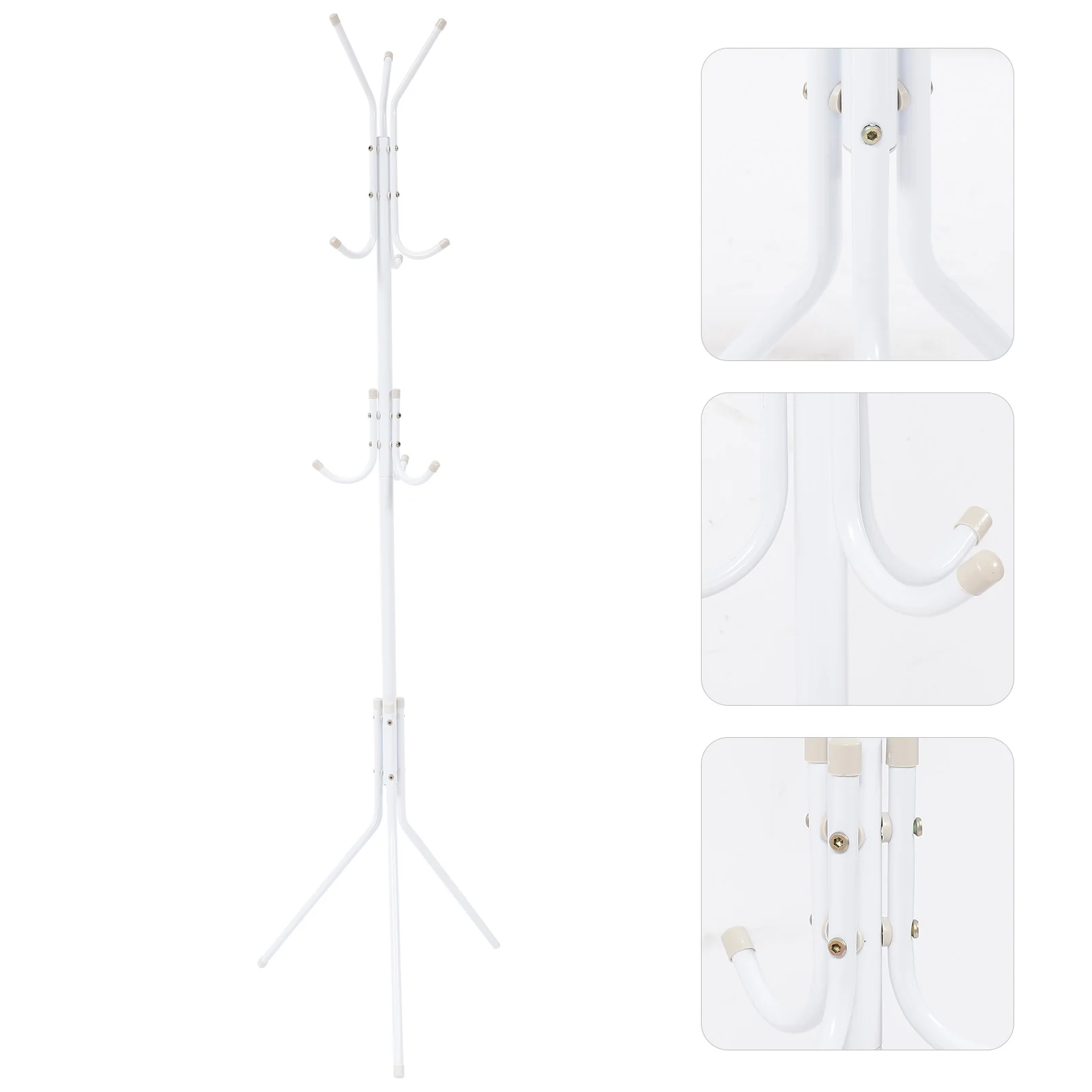 Rack Hanger Standing Tree Coat Clothes Hat Floor Metal Stainless Jacket Stand Steel Organizer Garment Hanging Clothing Cloth