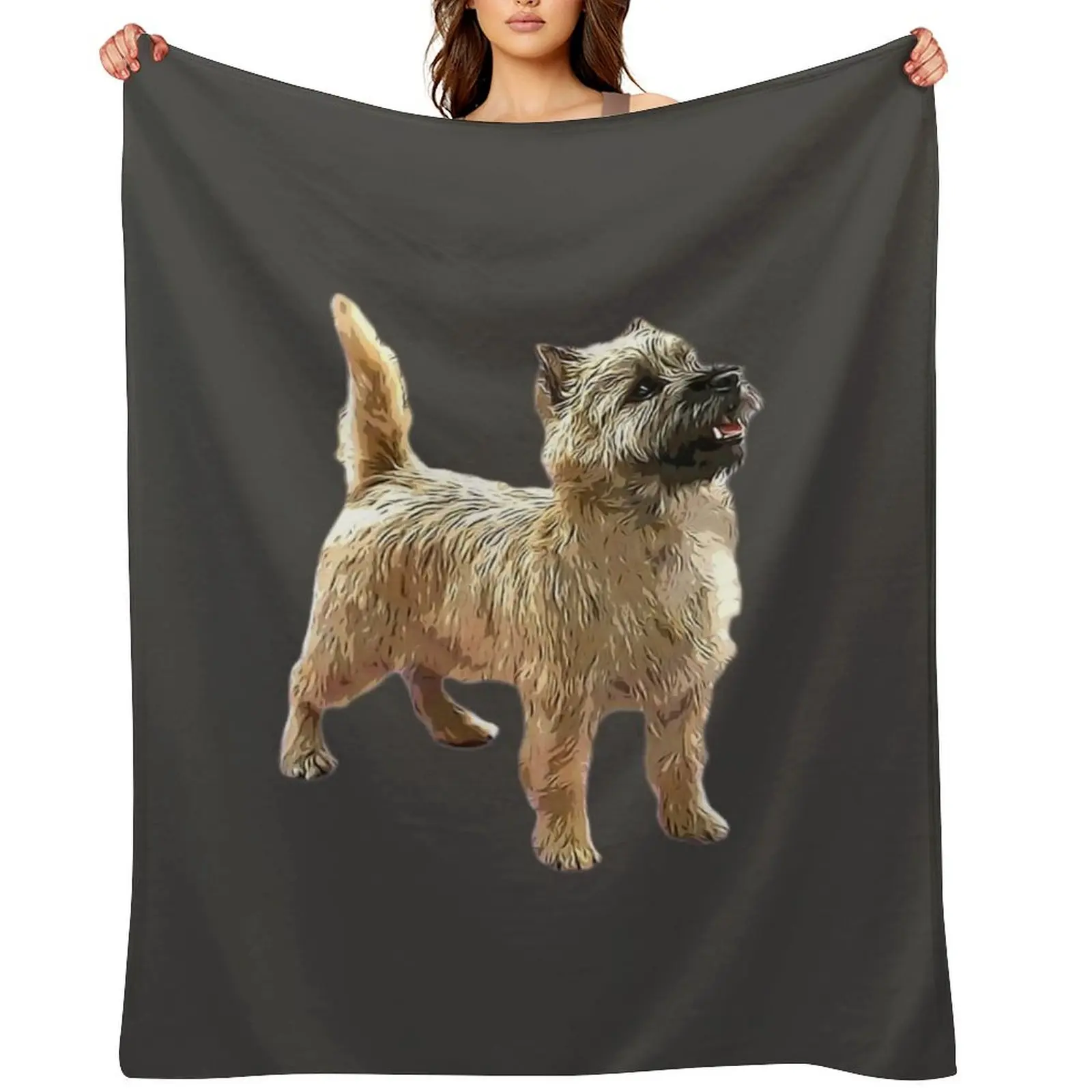 

Cairn Terrier Beautiful dog Throw Blanket Luxury Thicken Luxury Throw warm winter heavy to sleep Blankets