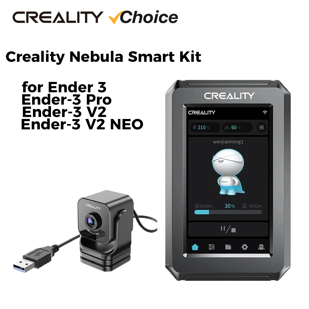 Creality Nebula Smart Kit with dual-core CPUand 4.3-inch touch screen USB interface for Ender 3 /Ender-3 Pro/ Ender-3 V2/V2 NEO