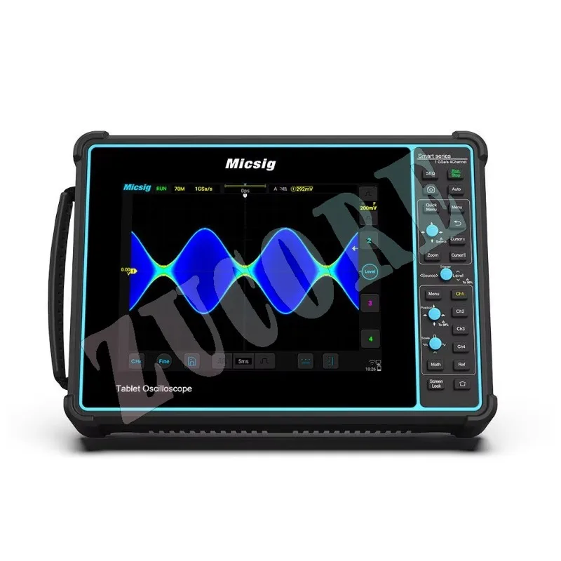 

SATO1004 Автомобильный осциллограф 100 МГц, 1 Гвыб/с, 4-канальный плоский осциллограф с 8-дюймовым ЖК-дисплеем