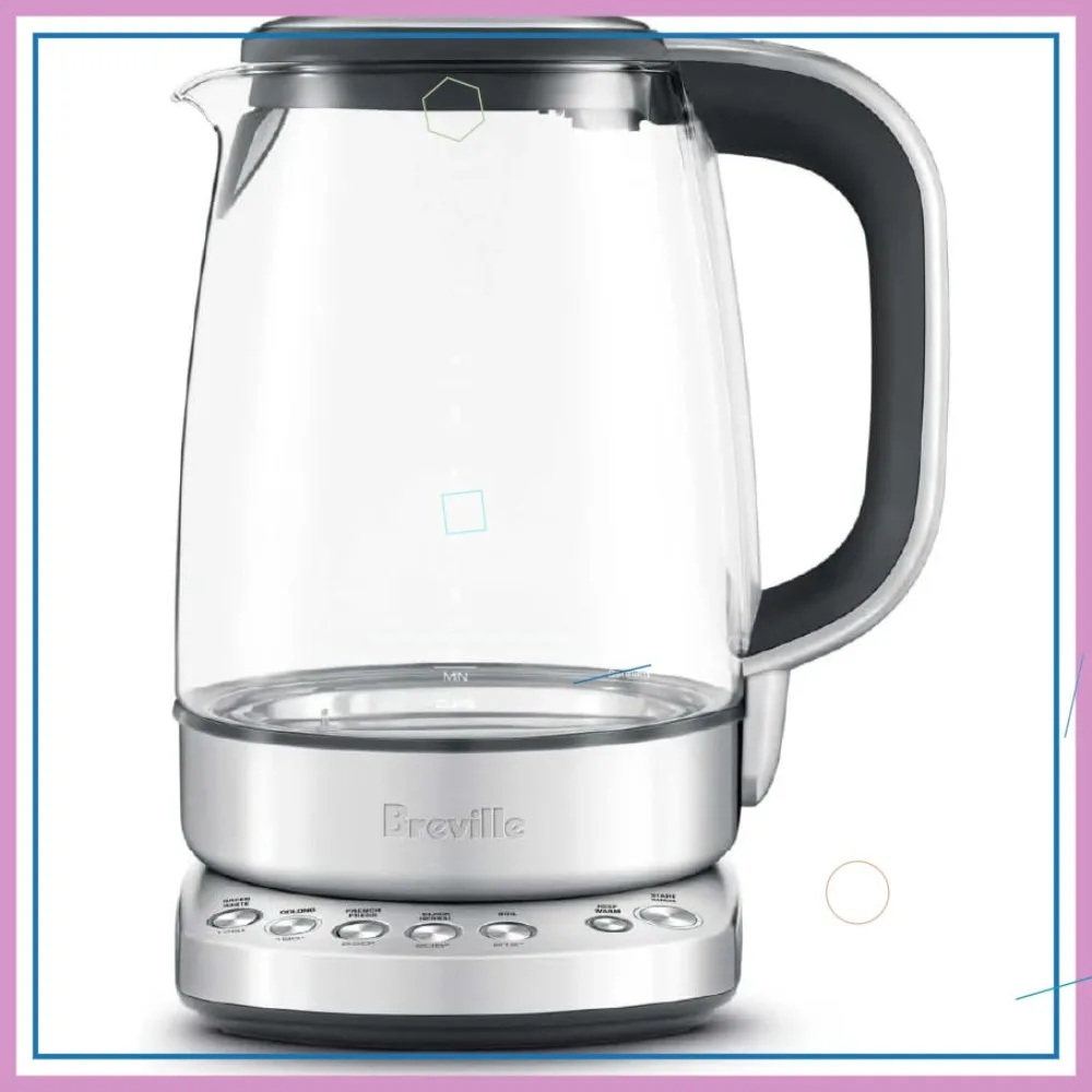 

57 oz Stainless Steel Electric Kettle, Pure Water Heater with IQ Technology for Fast Boiling