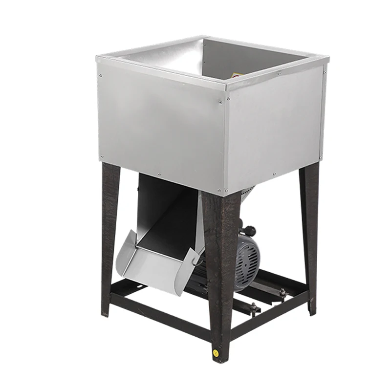 Machine de découpe automatique de blocs de poisson en conserve d'acier inoxydable